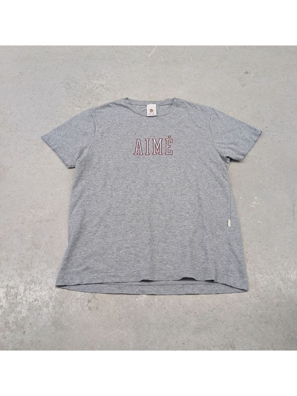 Amie Leon Dore Logo Spell Out Gray T-shirt